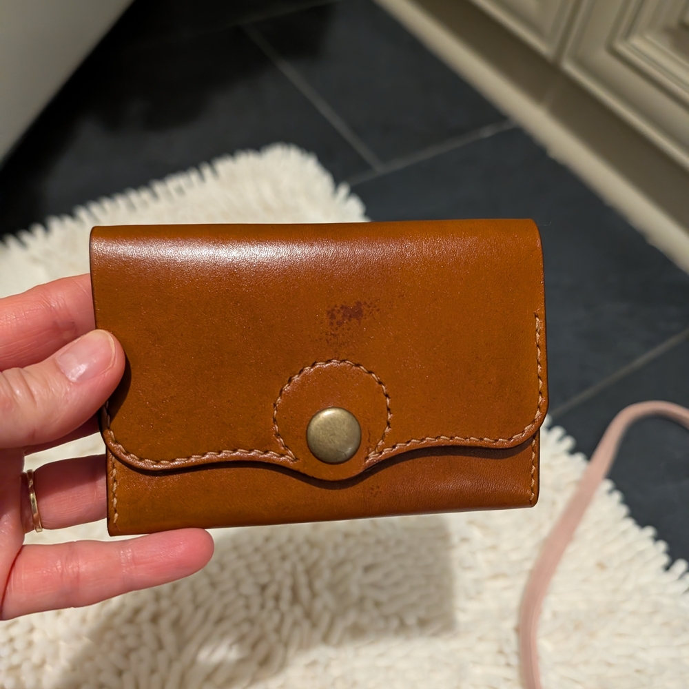 Brown Leather Card Holder